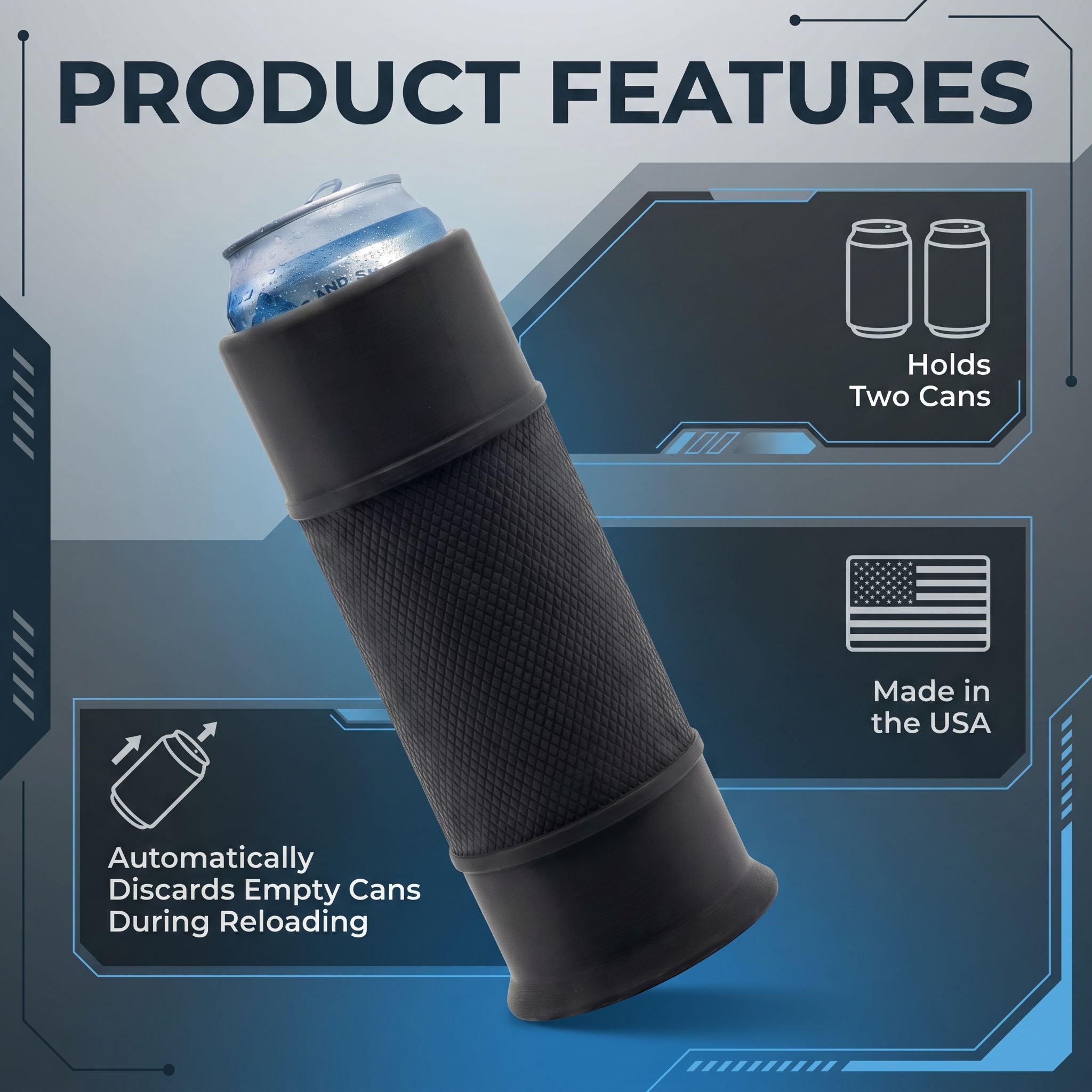 Dual Reload Can Holder